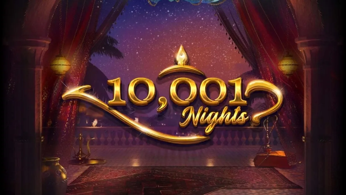 10,001 Nights سلاٹ گیم کا لوگو اور تھیم