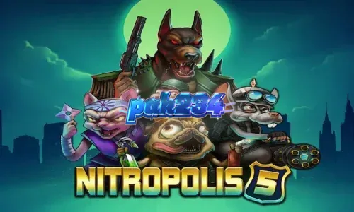 Nitropolis 5 سلاٹ گیم کا مرکزی انٹرفیس